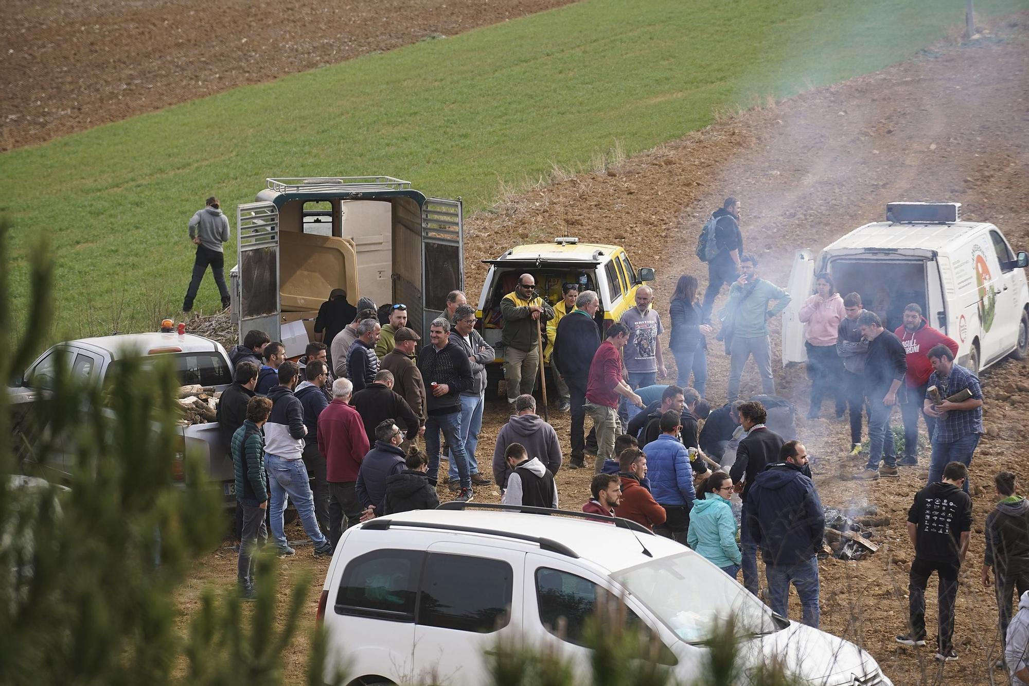 Protesta de la pagesia a Girona