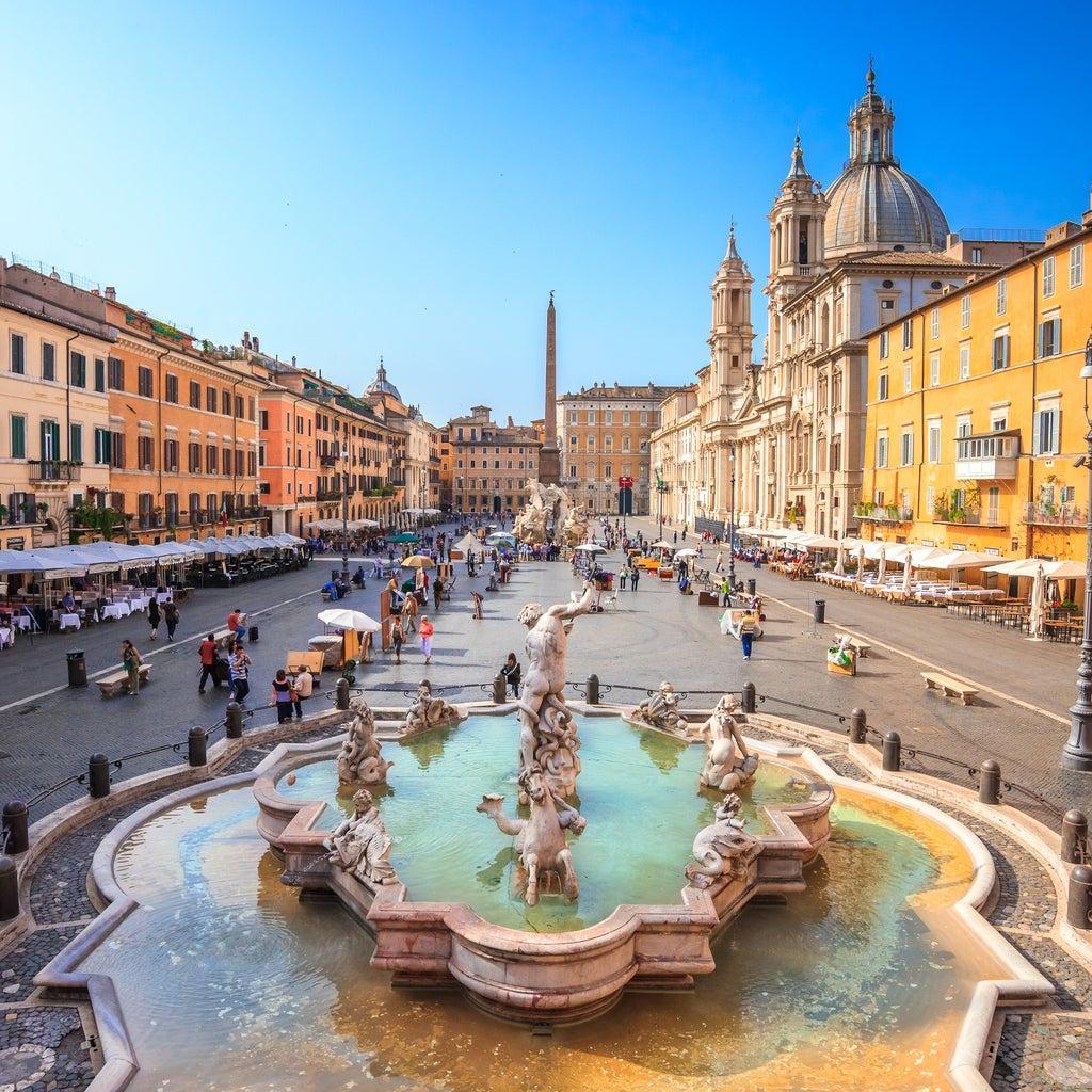 La Piazza Navona de Roma es otro de los lugares que deben visitarse según la Inteligencia Artificial