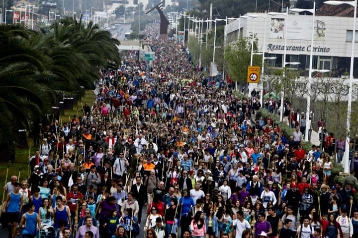 Más de 200.000 personas participan en la romería al Monasterio en el 526 anivesario del Milagro de la Lágrima