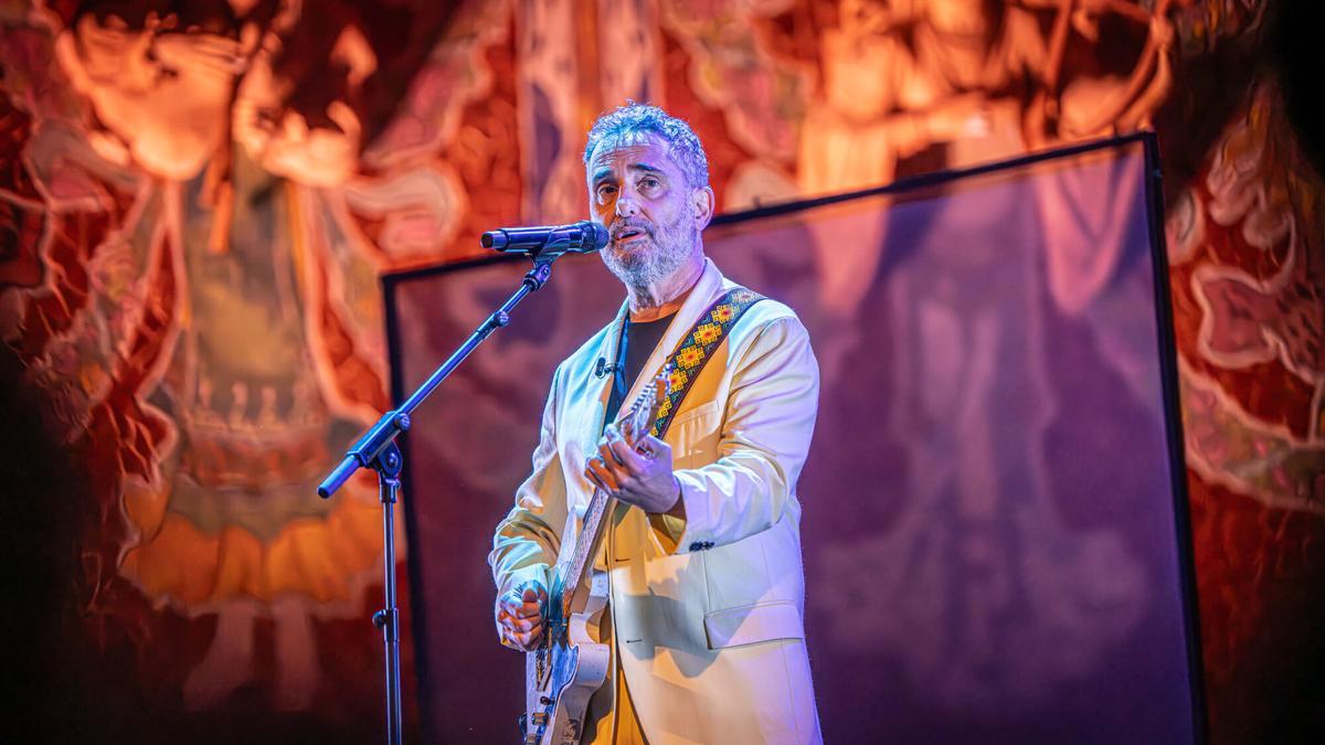 Primero de los dos conciertos de Jorge Drexler en el Palau de la música