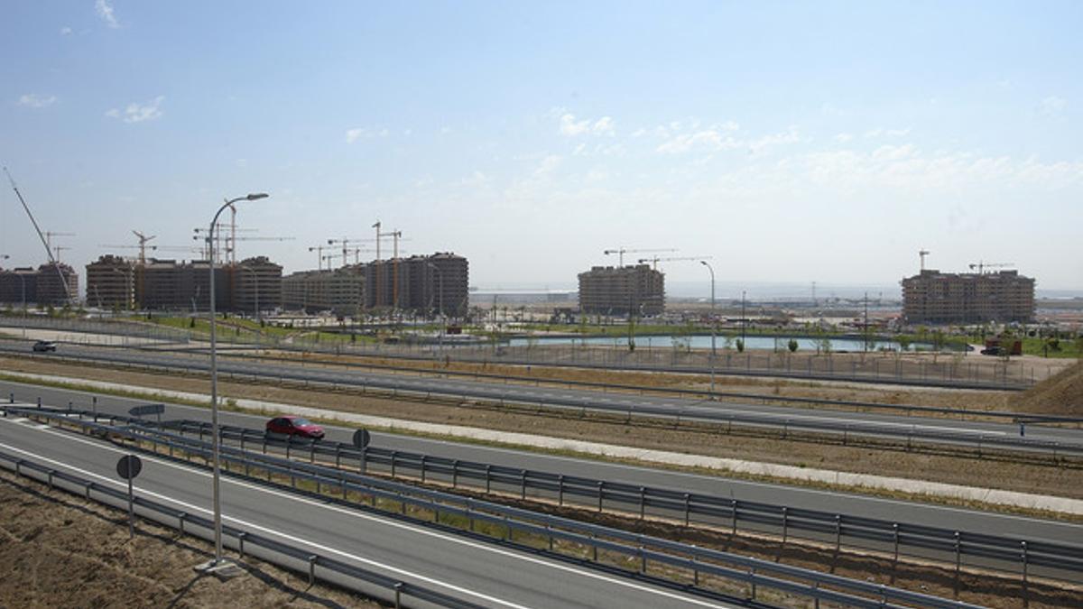 La autopista de peaje R-4, que enlaza Madrid y Toledo.