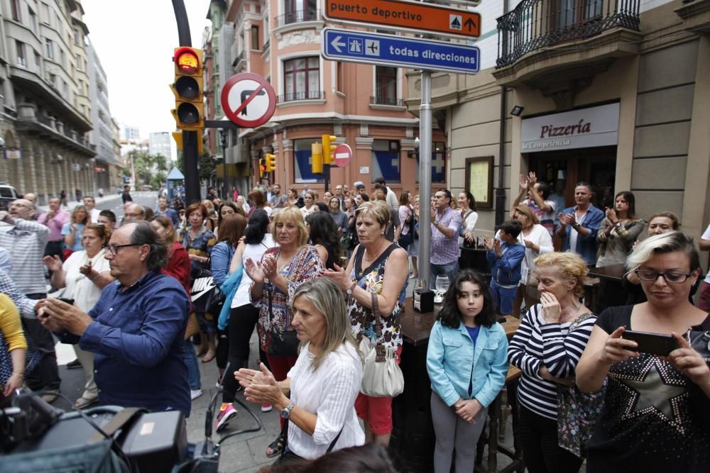 Concentración en Gijón