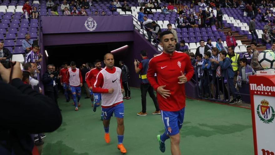 Juan Rodríguez y Calavera, novedades en el once del Sporting en Valladolid