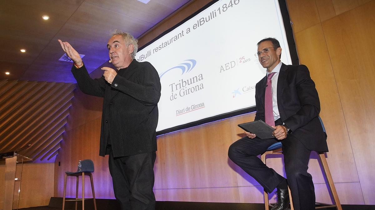 Ferran Adrià presenta elBulli1846 a Tribuna de Girona
