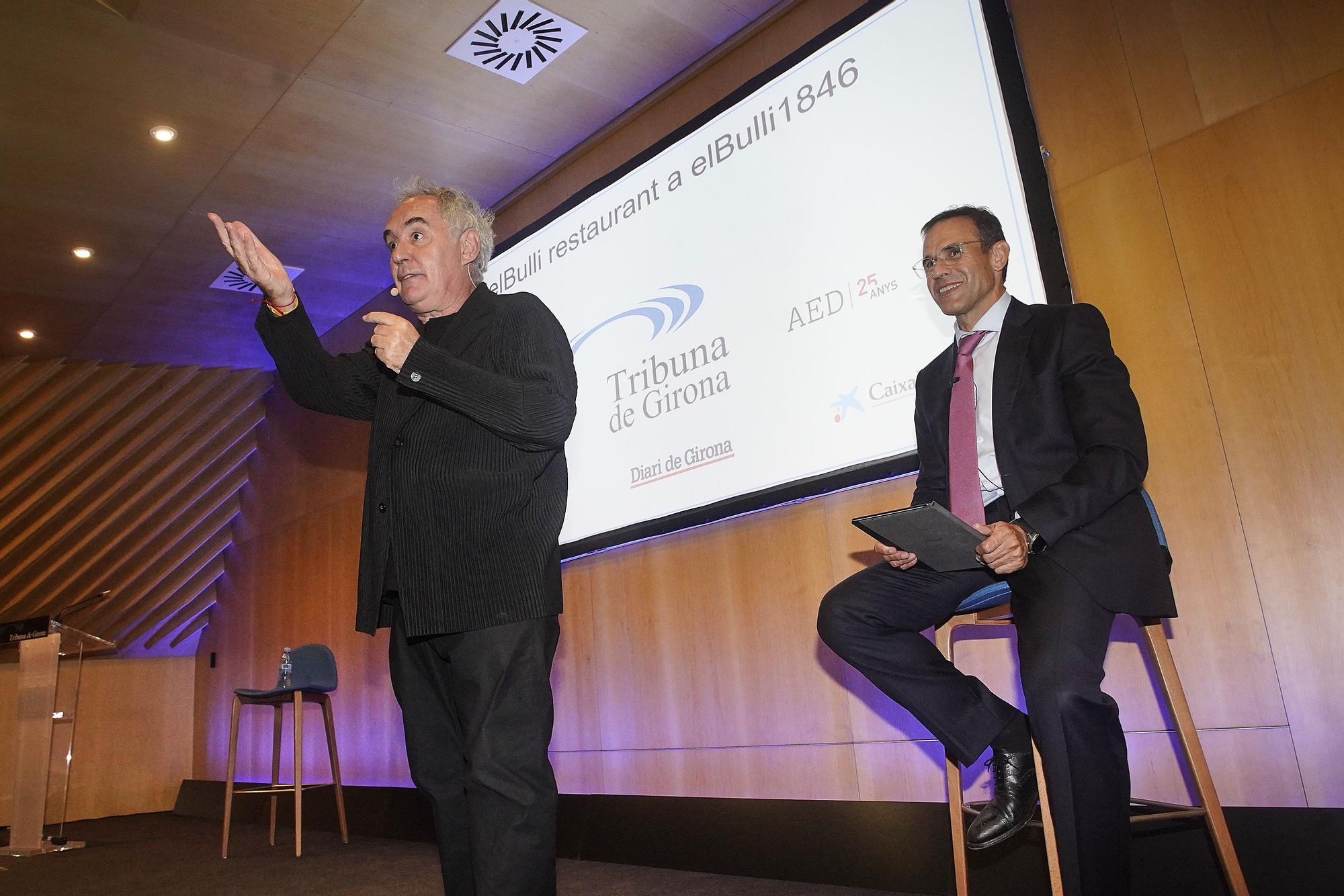 Ferran Adrià presenta elBulli1846 a Tribuna de Girona