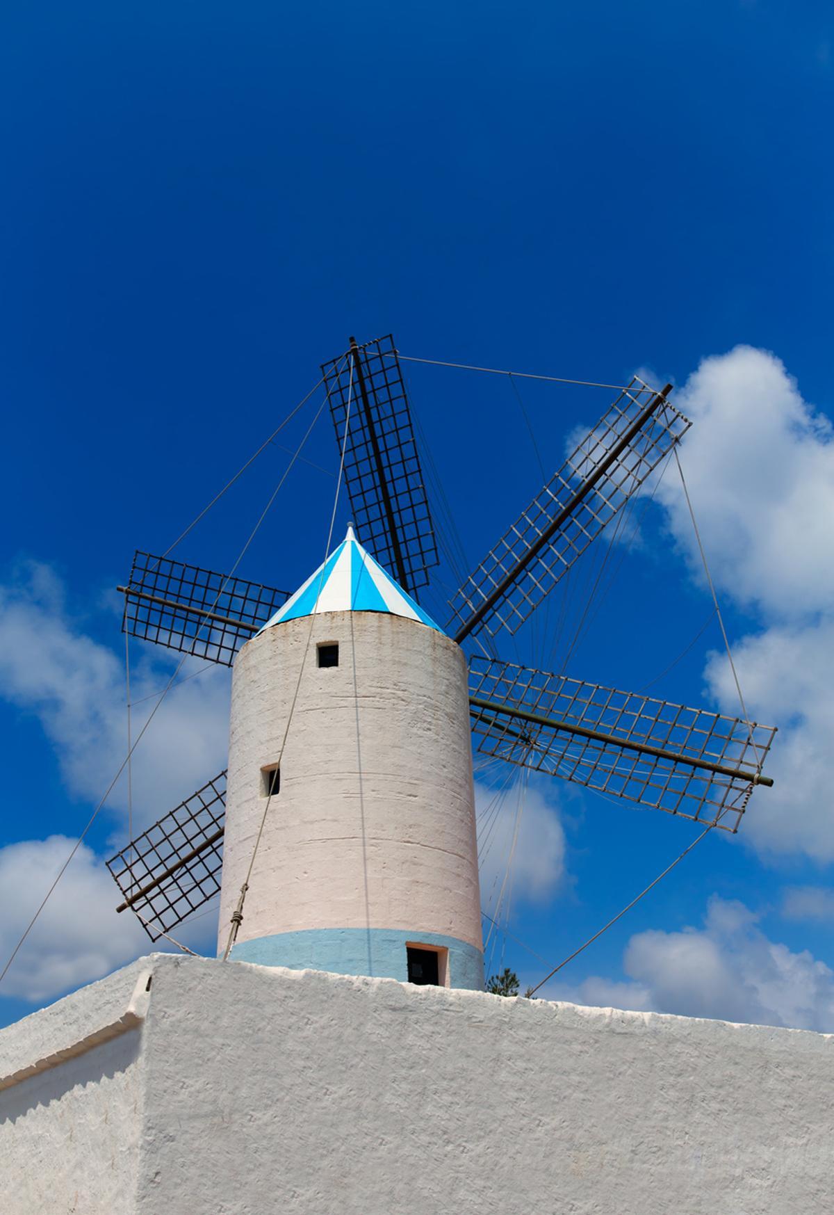 Molí de Dalt en San Lluís, Menorca.