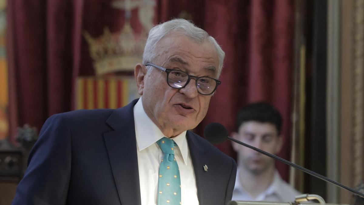 VÍDEO | Fulgencio Coll pide al alcalde de Palma que incorpore a cuatro regidores de Vox a su equipo