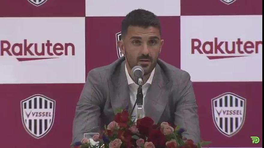 Así anunciaba David Villa su adiós