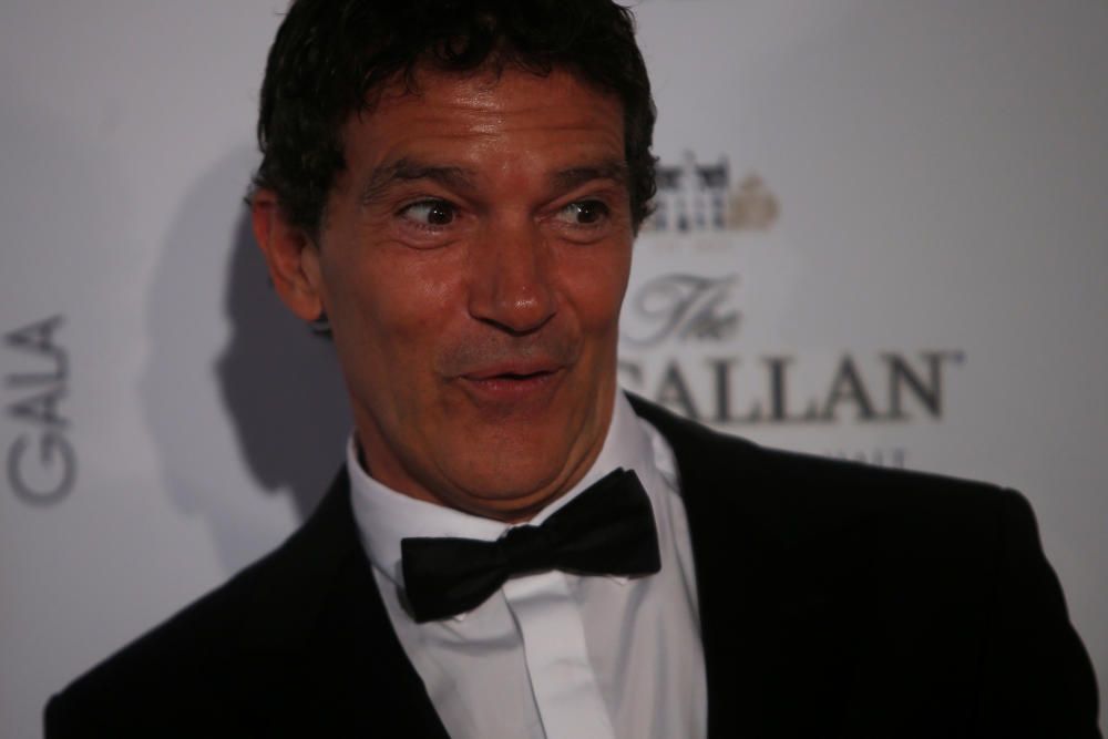 Banderas reacts during a photocallat the ...