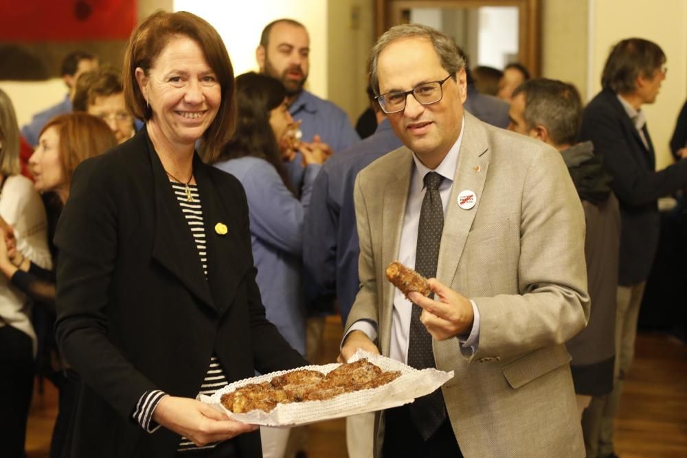 Torra «homenatja» Puigdemont a les Fires de Girona