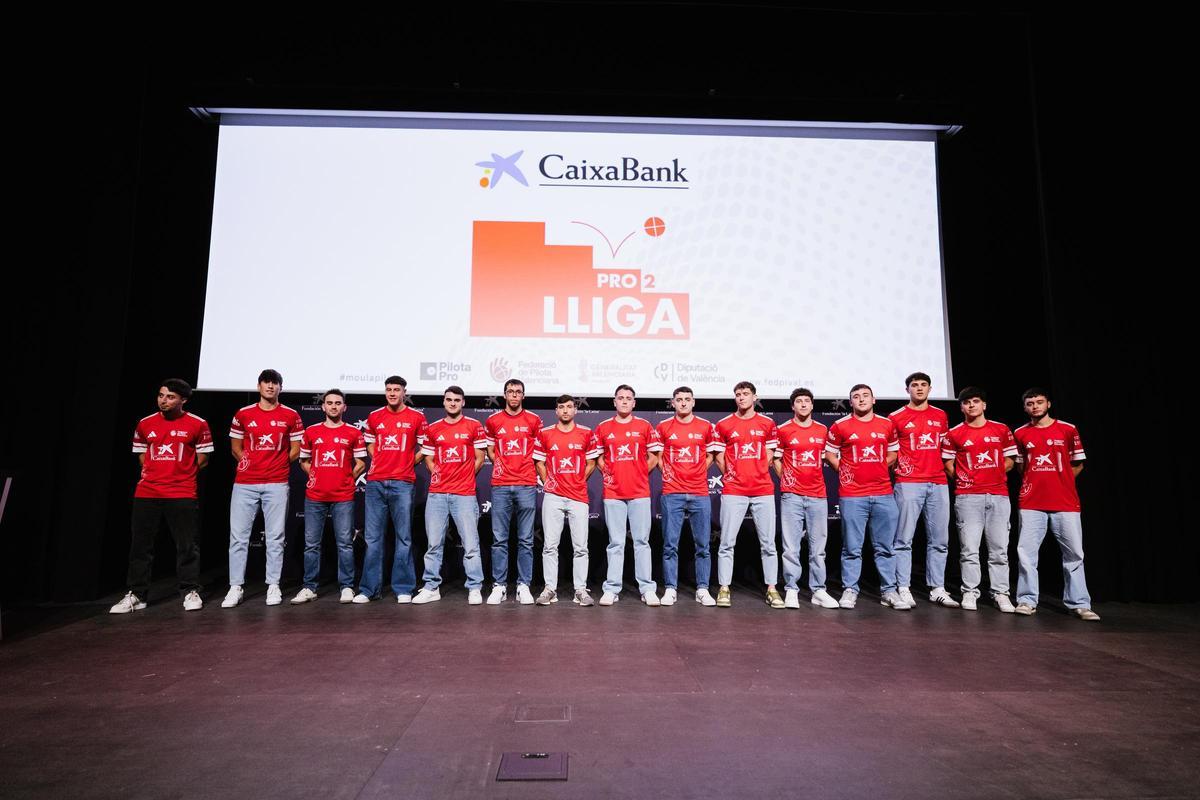 Els pilotaris de la Lliga d'escala i corda Pro2.