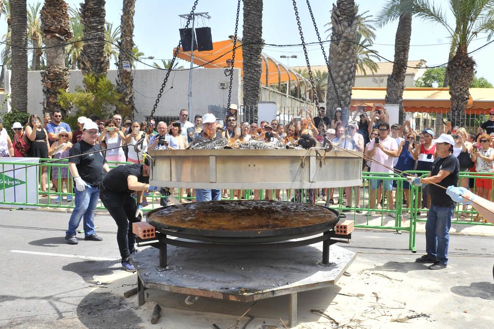 Arroz con costra gigante en Elche