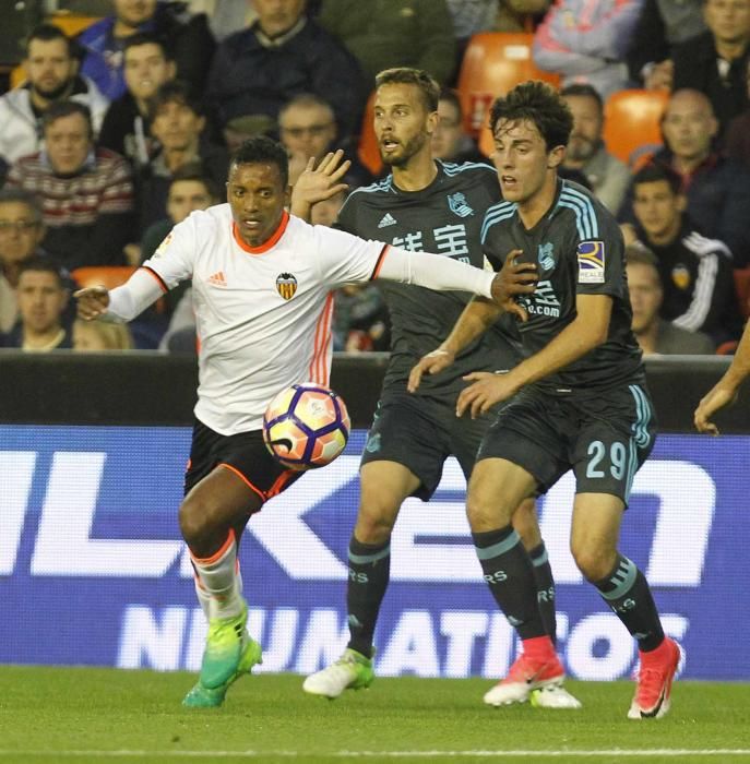 Valencia - Real Sociedad, en imágenes