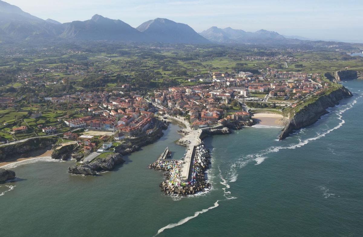 Vista aérea de Llanes.