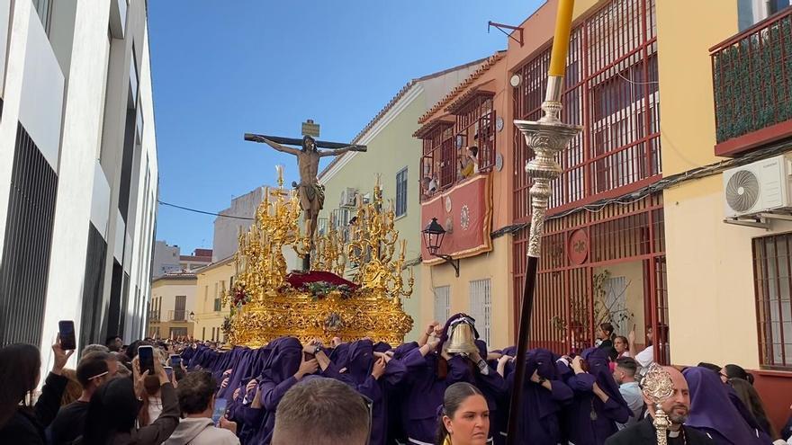 Cristo de la Esperanza en su salida del Domingo de Ramos