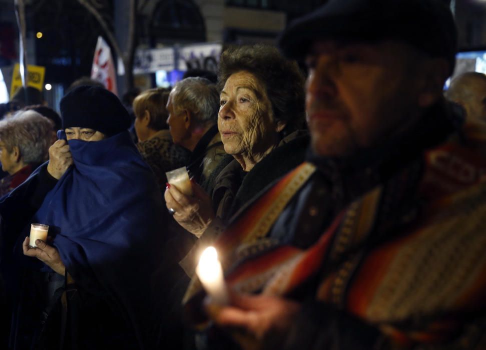 Manifestación contra la pobreza energética en Madr