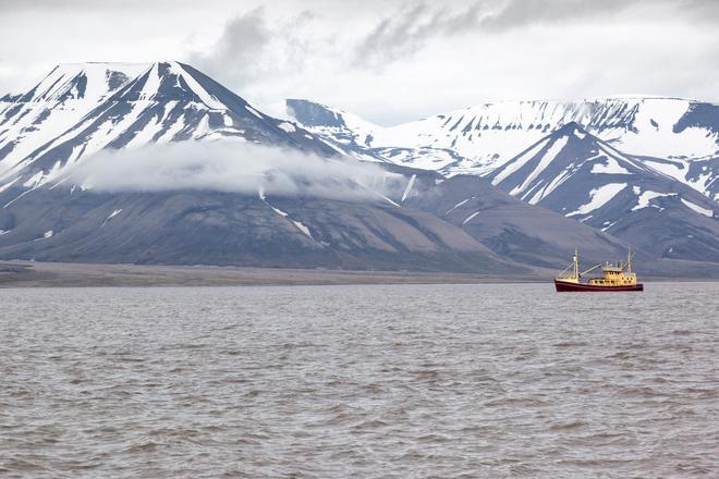 Bahía Longyearbyen Svalbard