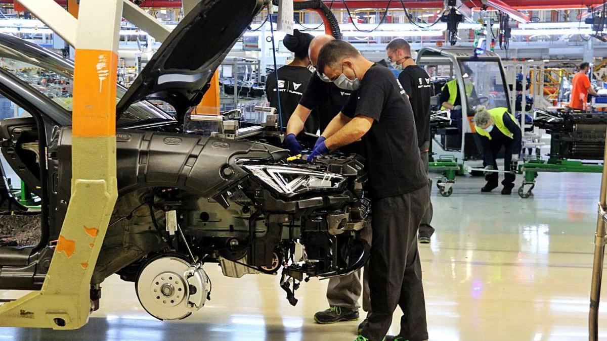 Interior de la planta de Seat a Martorell