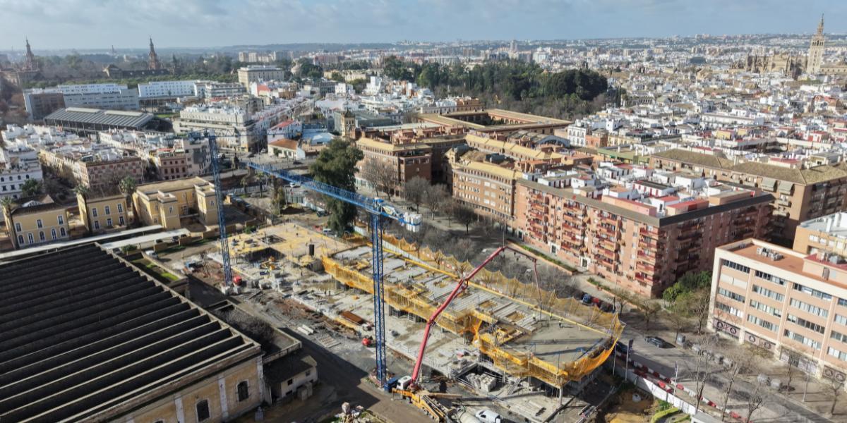 Fotogalería | Las obras del nuevo residencial de Artillería, a vista de pájaro