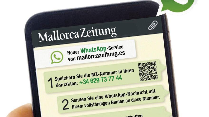 Die Mallorca Zeitung per WhatsApp aufs Handy