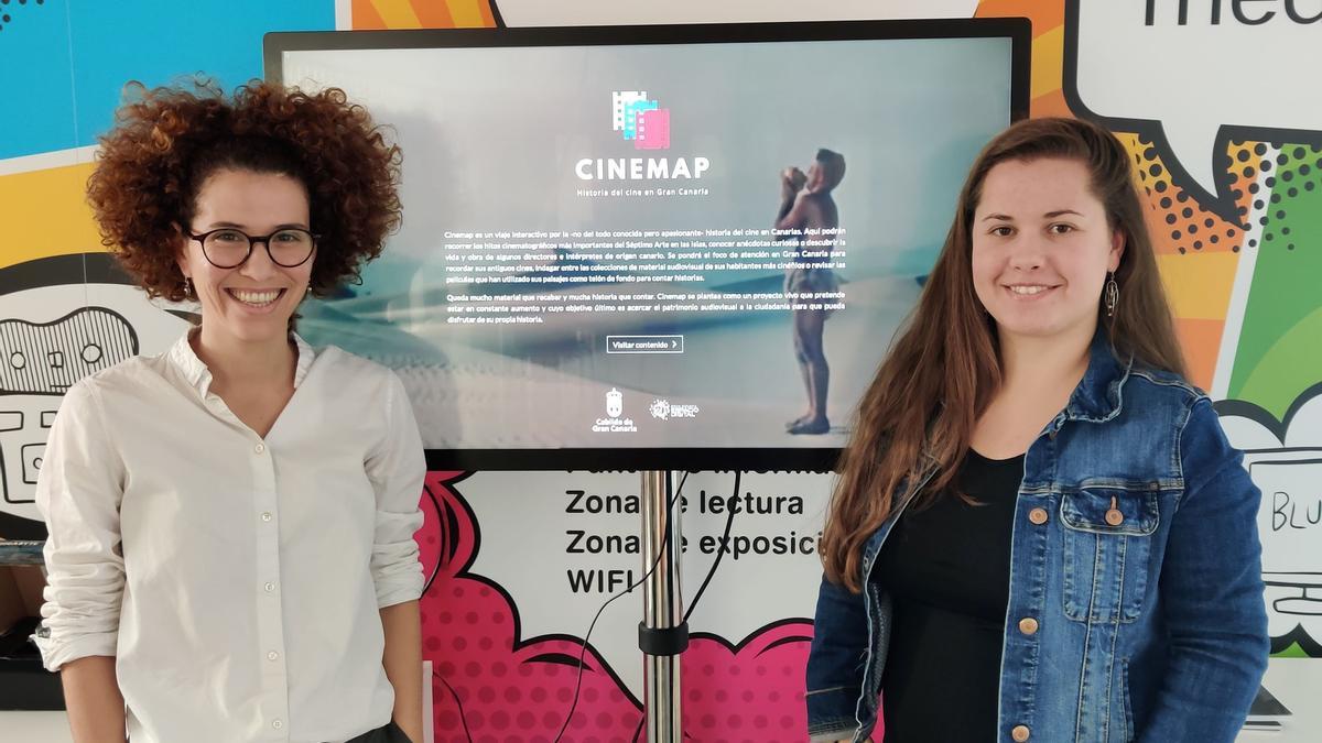 Andrea Rivero y Patricia Hernández, coordinadoras de &#039;CineMap&#039;