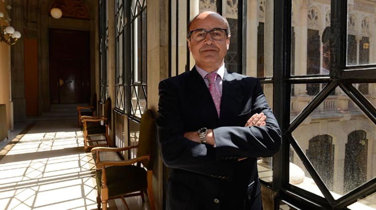 Entrevista amb Jesús María Barrientos, president del Tribunal Superior de Justícia de Catalunya. 