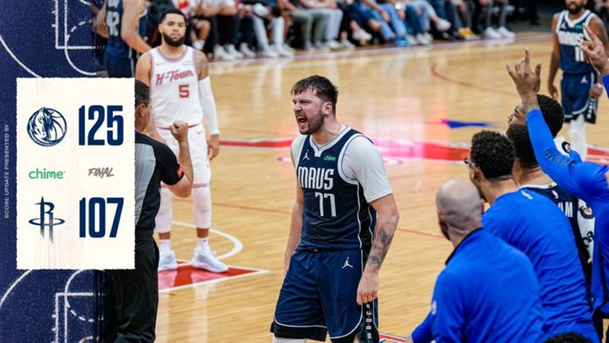 Los Mavericks, dominantes durante la velada