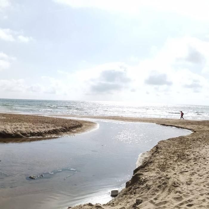 Playa de Alboraia entre la Patacona y el Carraixet