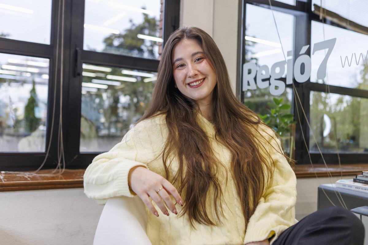 La psicóloga Xènia València, en Manresa