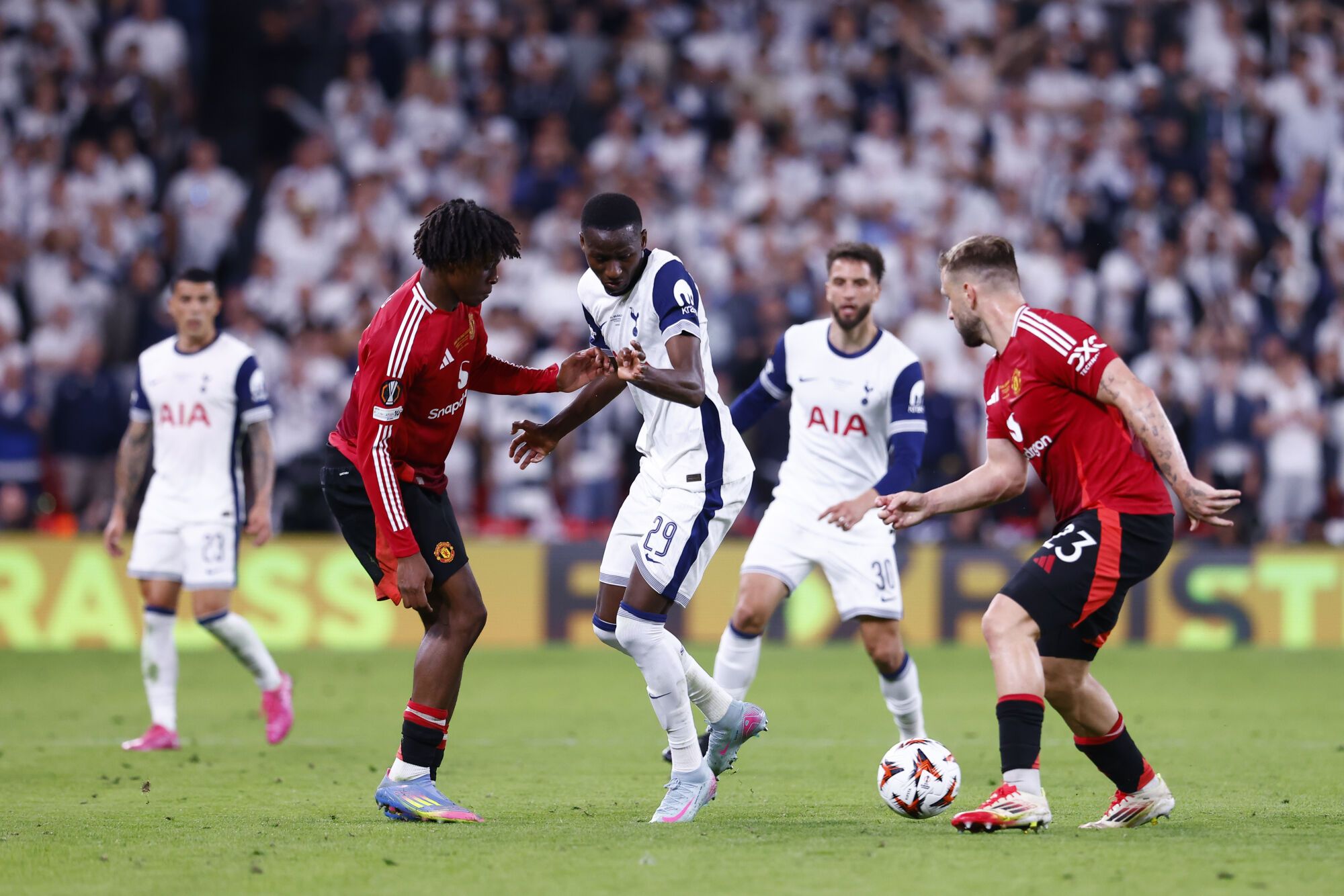 Final de la Europa League: Tottenham Hotspur - Manchester United.