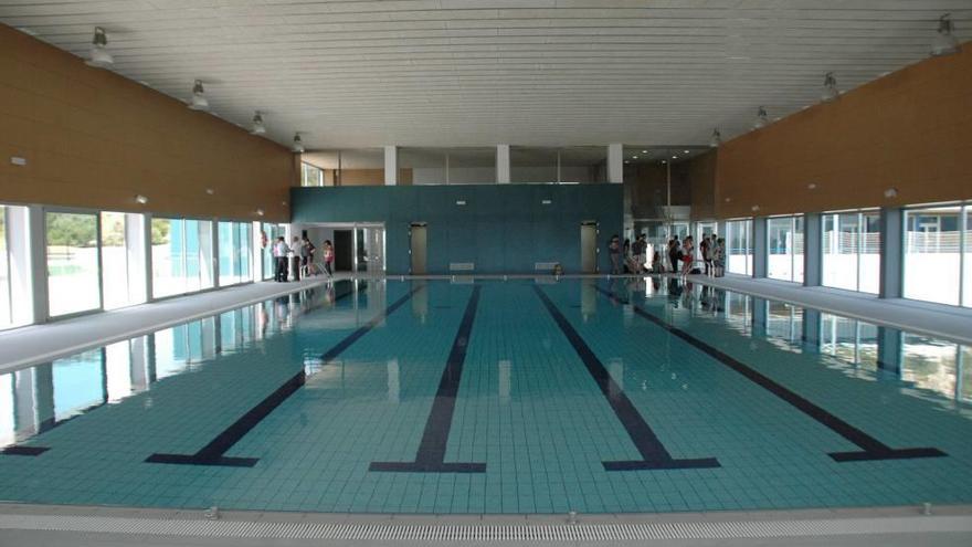 Las piscinas del polideportivo cuando se inauguraron, en 2013.