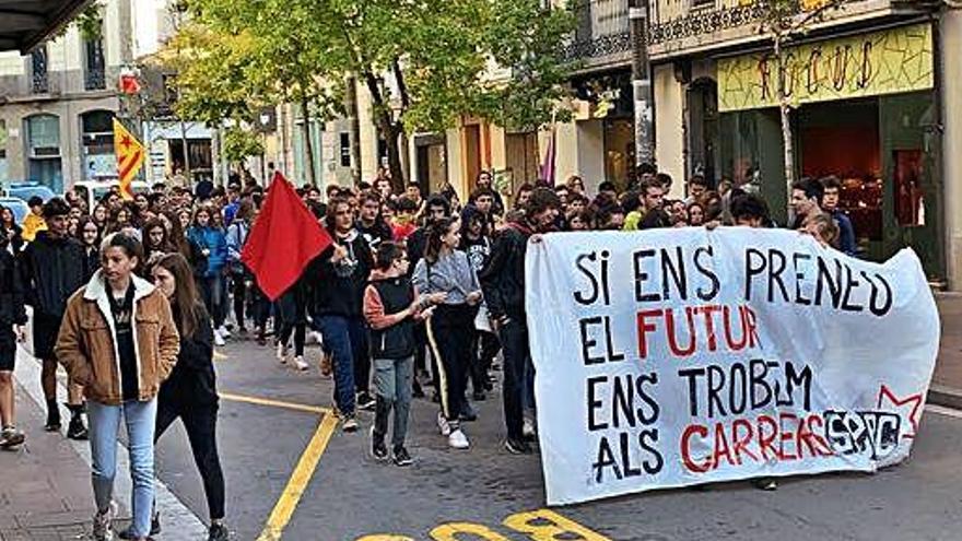 Manresa Poc seguiment a les mobilitzacions