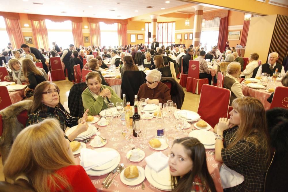 Comida de Santa Lucía de los ciegos de Asturias