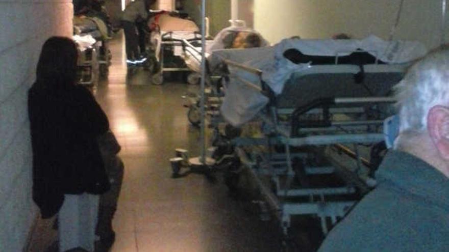 Urgencias del Hospital Doctor Negrín el pasado mes de febrero.