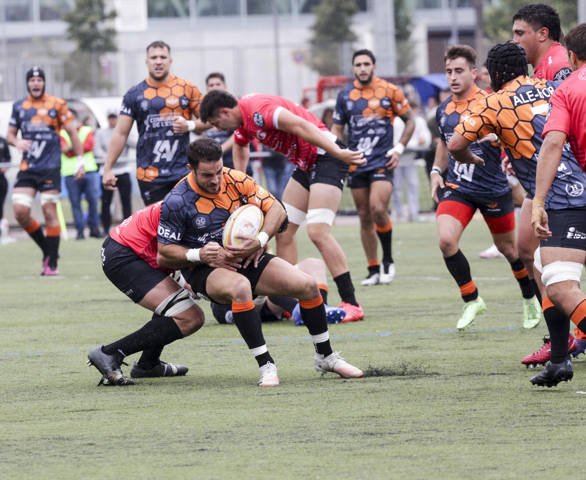 Primera victoria de Les Abelles en División de Honor de rugby 2021-2022 ante Burgos