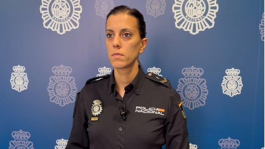 Raquel Carpio, portavoz del Cuerpo Nacional de Policía