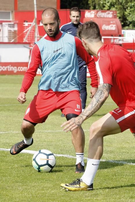 Entrenamiento del Sporting