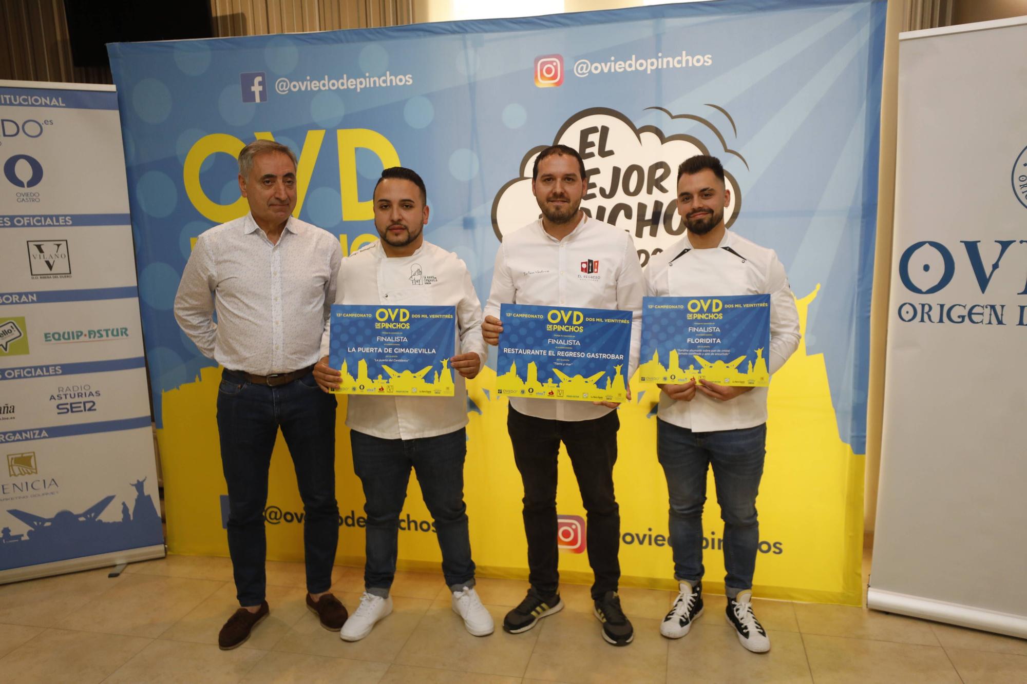 En imágenes: Entrega de los Premios del XIII Campeonato de Pinchos de Oviedo