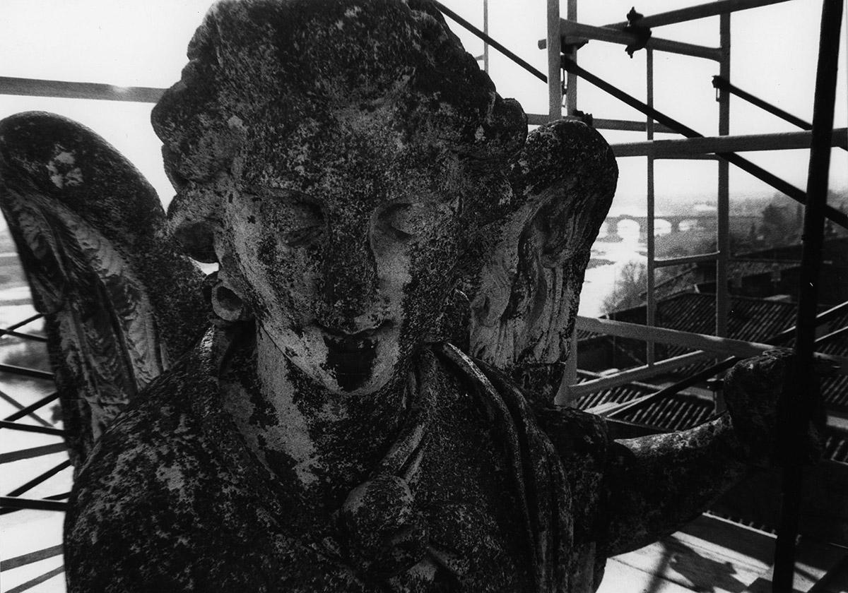La restauración del Triunfo de San Rafael de 1985, en imágenes