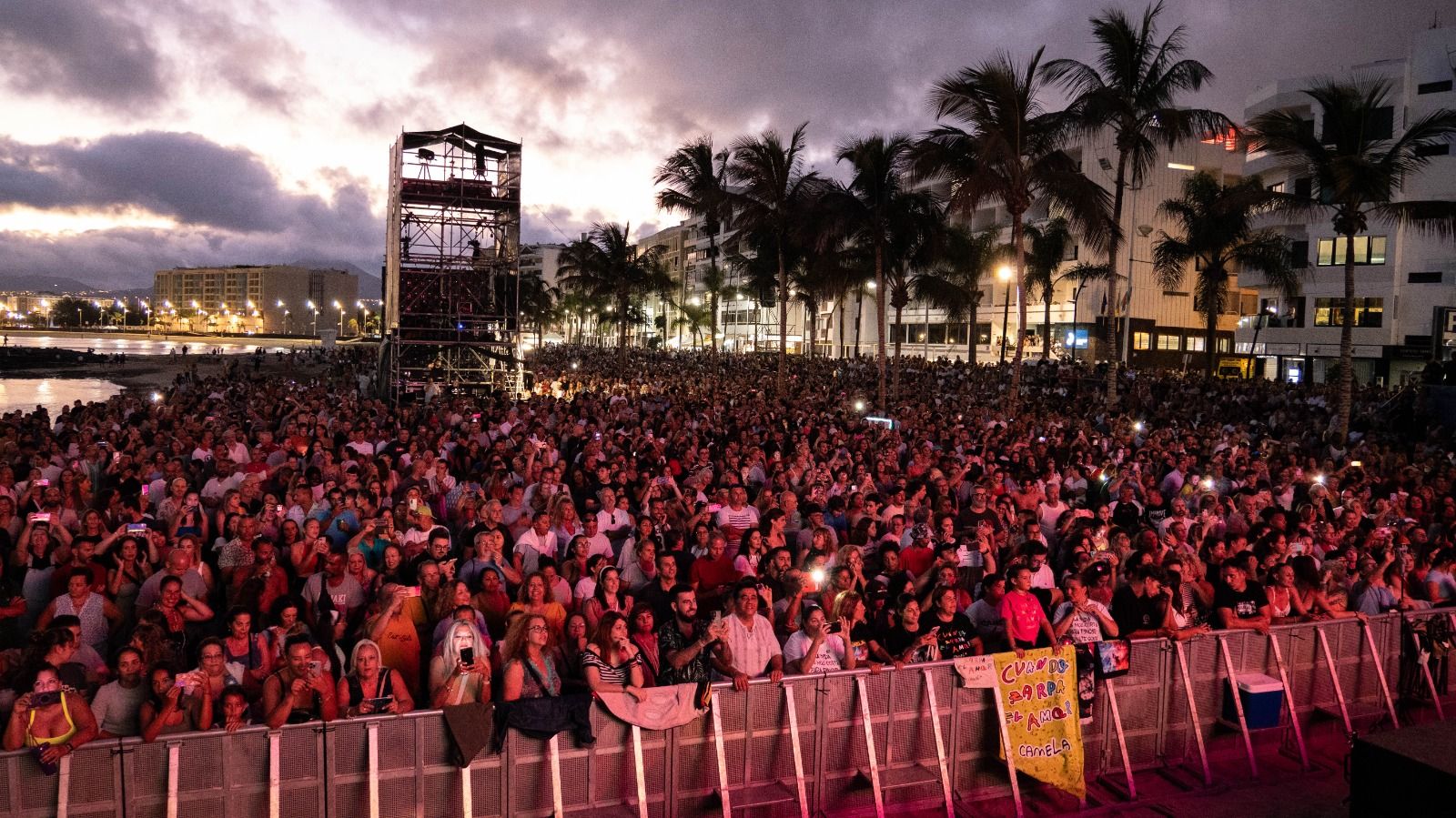 Concierto de Camela en las Fiestas de San Ginés 2024 en Arrecife