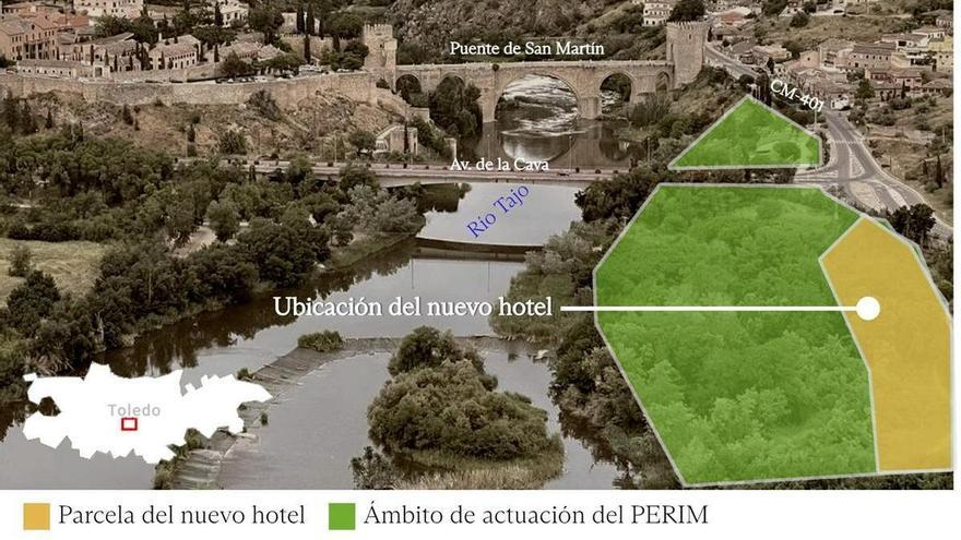 Un macrohotel frente al Tajo levanta la oposición de ecologistas y asociaciones vecinales de Toledo: &quot;Es un atentado contra el río”