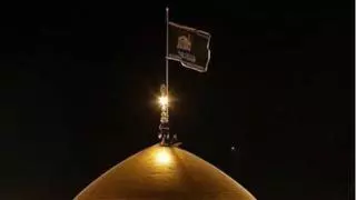 Una mezquita iraní iza la bandera negra por Gaza: ¿Qué significa?
