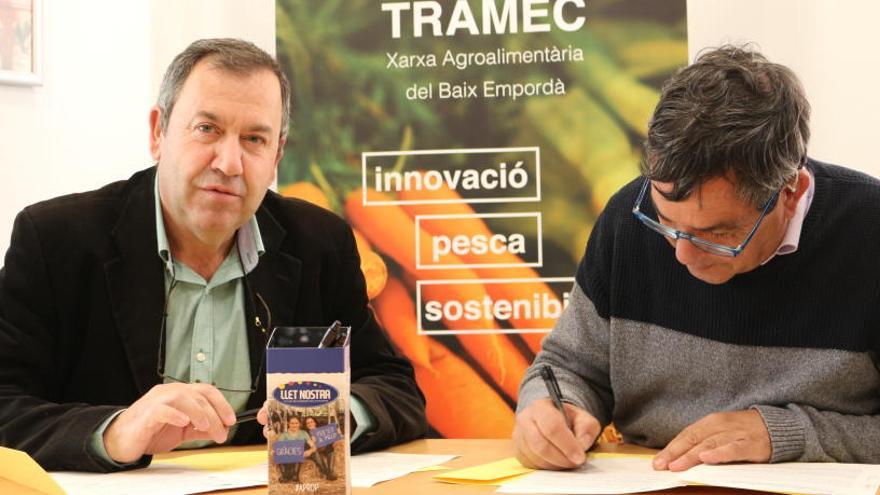 El Consell signa un conveni amb la cooperativa Ramaders del Baix Empordà