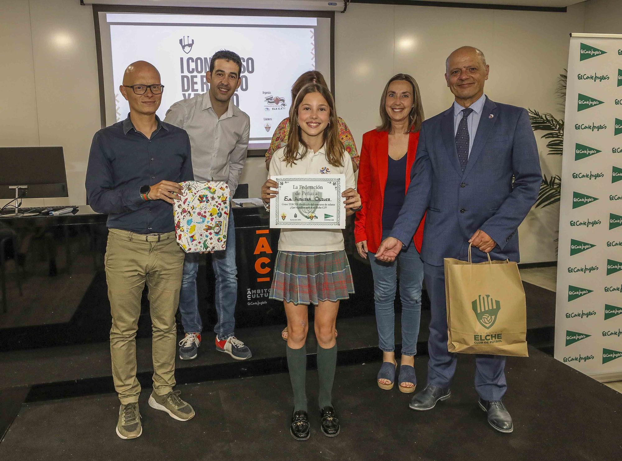 Éxito de participación en el concurso escolar de la Federación de Peñas del Elche