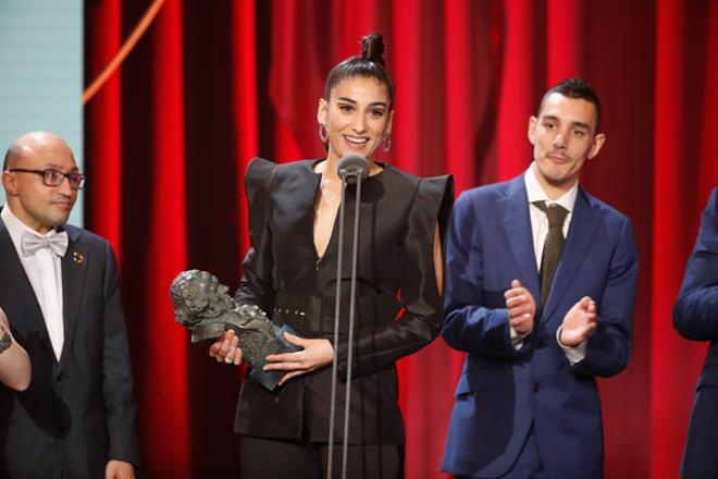 El maquillaje de Carolina Yuste en los Premios Goya 2019