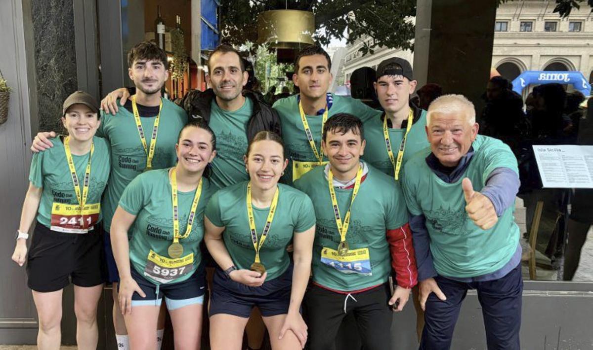 Participantes en la 10K Filtros Mann en Zaragoza.