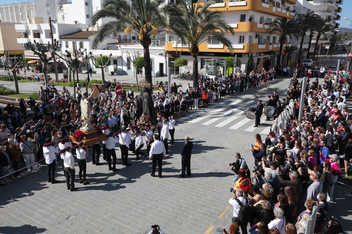 Semana Santa de Ibiza: Santo Encuentro en Santa Eulària en el Domingo de Pascua