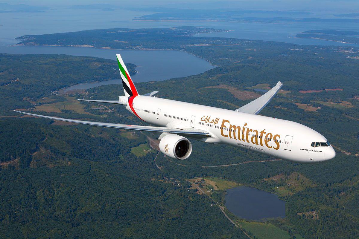 El avión Boeing 777 de Emirates