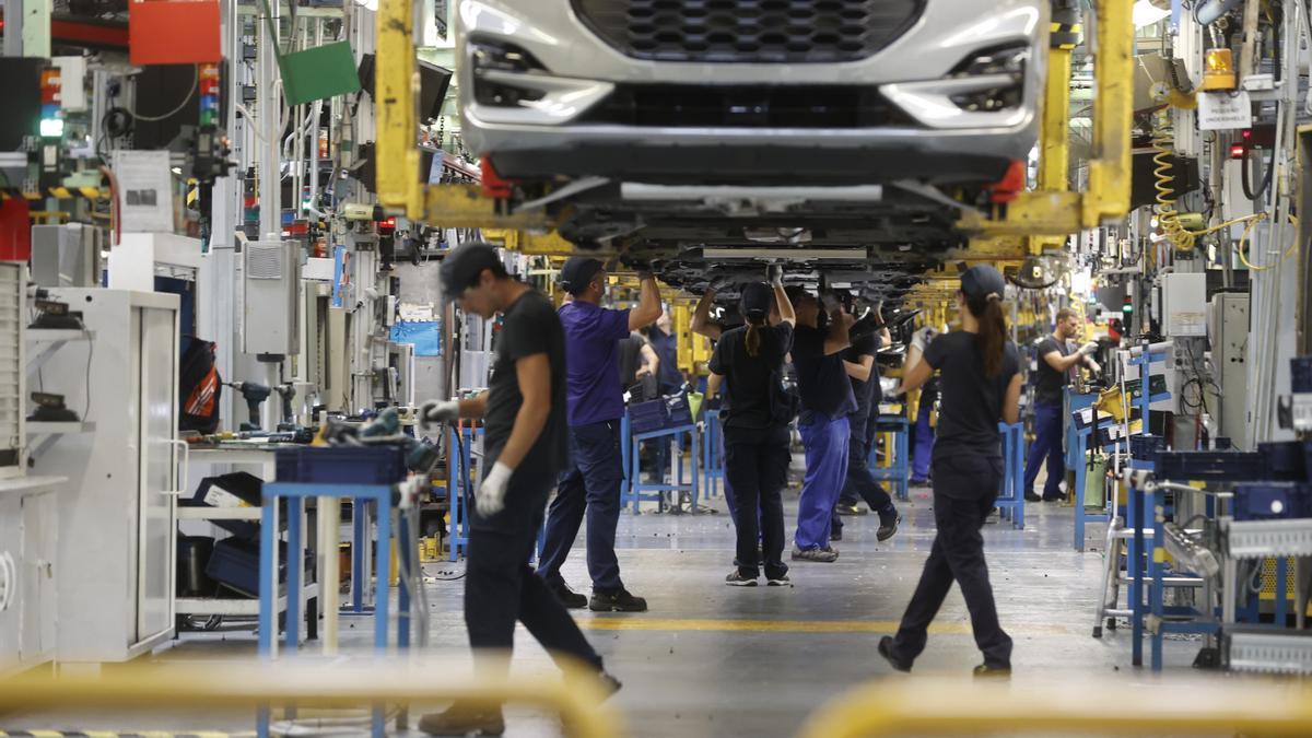 Imagen de una fábrica española de automóviles.