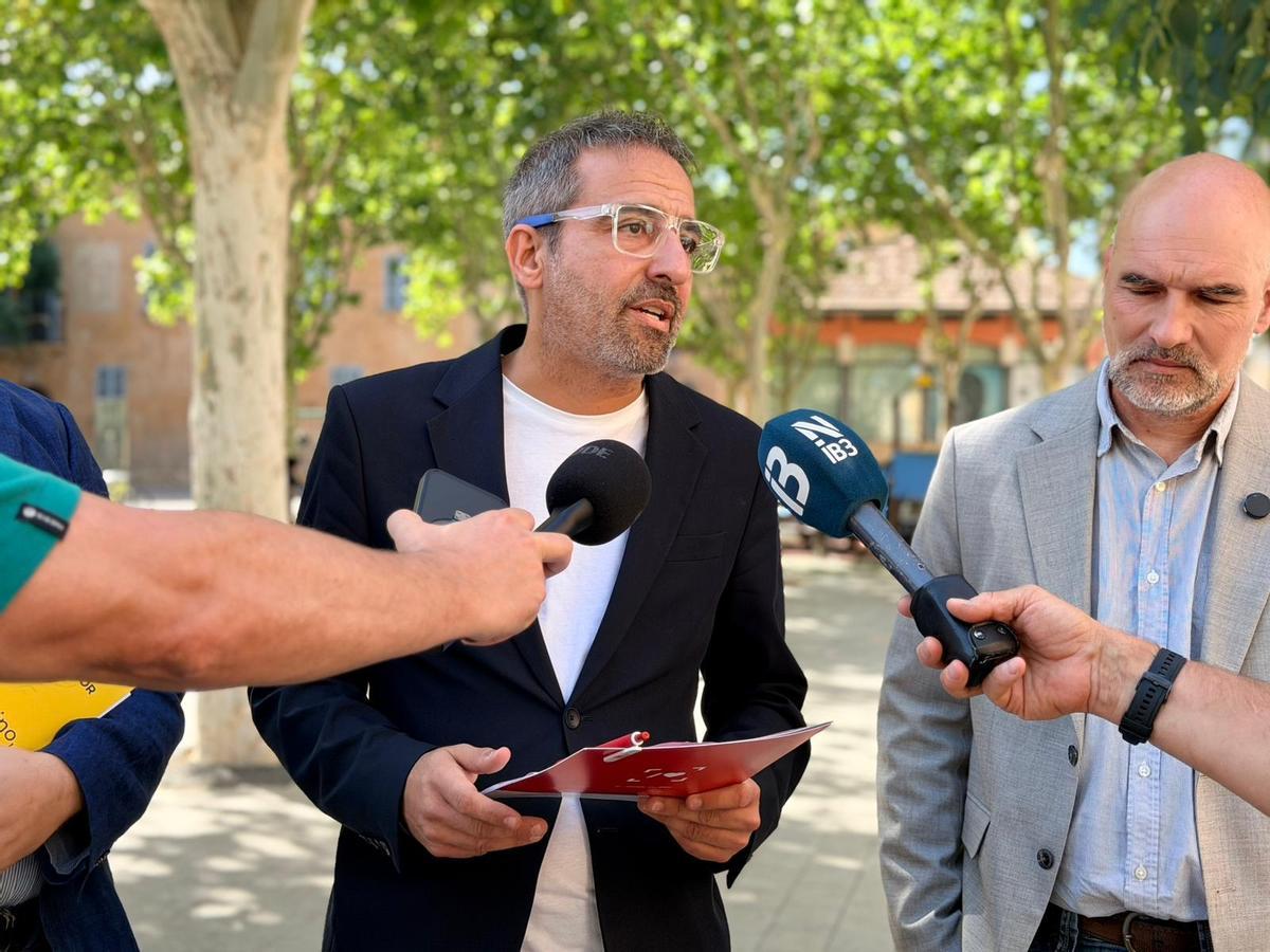 PSOE, Més y Llibertat Llucmajor comparecieron este lunes ante los medios de comunicación